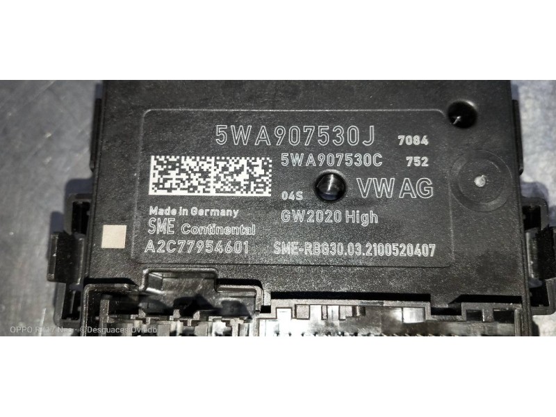 Recambio de modulo electronico para seat leon (kl1) style referencia OEM IAM 5WA907530J 5WA907530C A2C77954601 