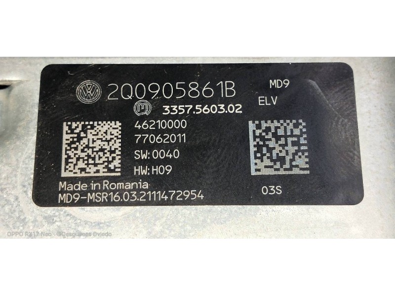 Recambio de modulo electronico para seat leon (kl1) style referencia OEM IAM 2Q0905861B  