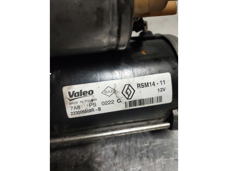 Recambio de motor arranque para dacia sandero sl trotamundos referencia OEM IAM 233006508R  