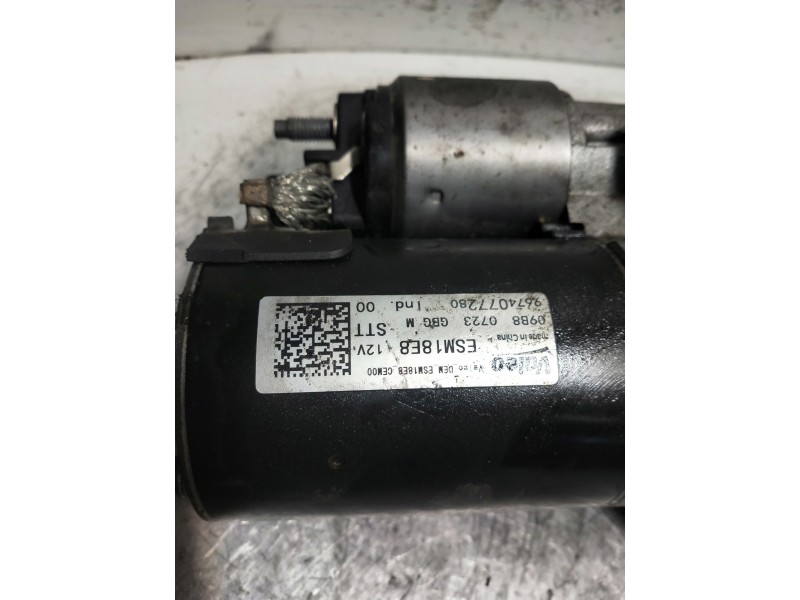Recambio de motor arranque para peugeot 3008 active referencia OEM IAM 9674077280  