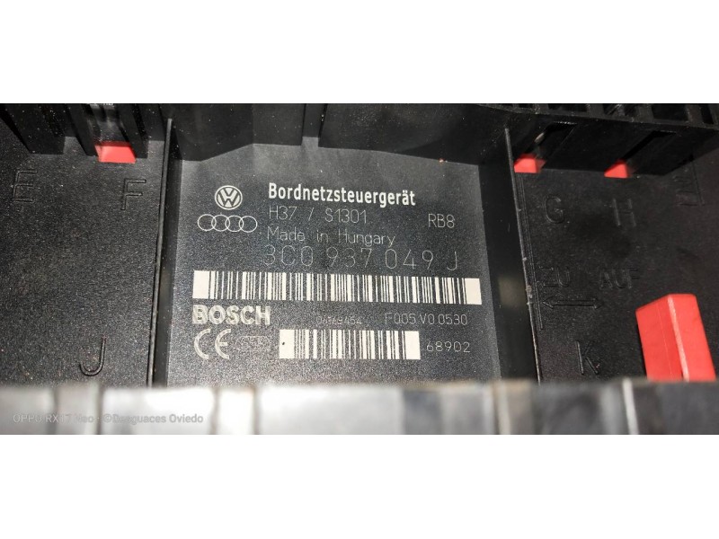Recambio de caja reles / fusibles para volkswagen passat variant (3c5) advance referencia OEM IAM 3C0937049J F005V00530 