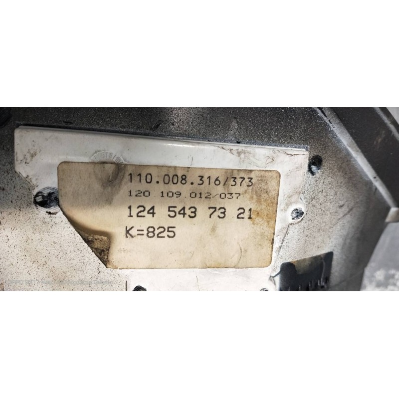 Recambio de cuadro instrumentos para mercedes clase e (w124) berlina 300 d / e 300 d (124.130) referencia OEM IAM 1245437321 110