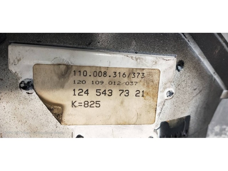 Recambio de cuadro instrumentos para mercedes clase e (w124) berlina 300 d / e 300 d (124.130) referencia OEM IAM 1245437321 110
