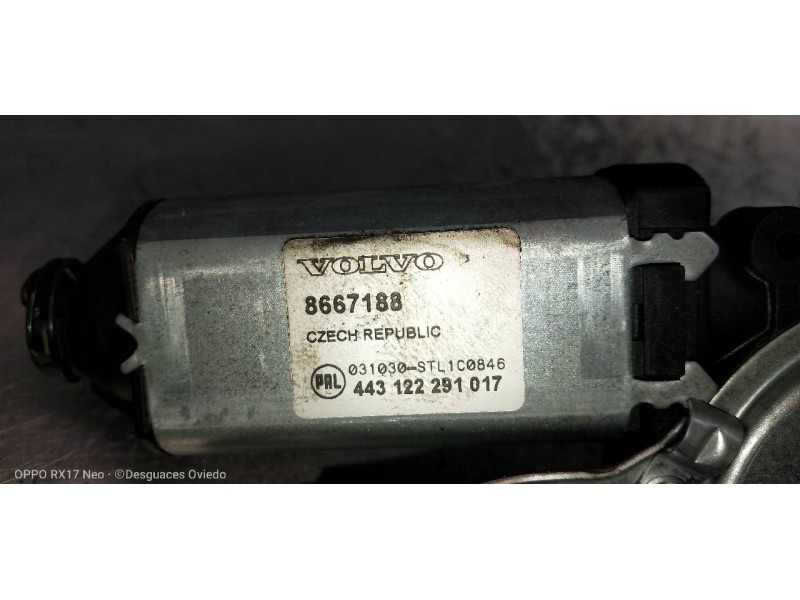 Recambio de motor limpia trasero para volvo v70 familiar 2.4 d referencia OEM IAM 8667188 443122291017 