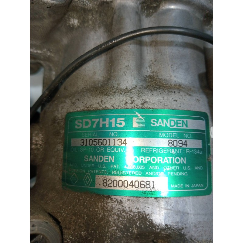 Recambio de compresor aire acondicionado para mitsubishi carisma berlina 5 (da0) 1900 di-d elegance referencia OEM IAM SD7H15809