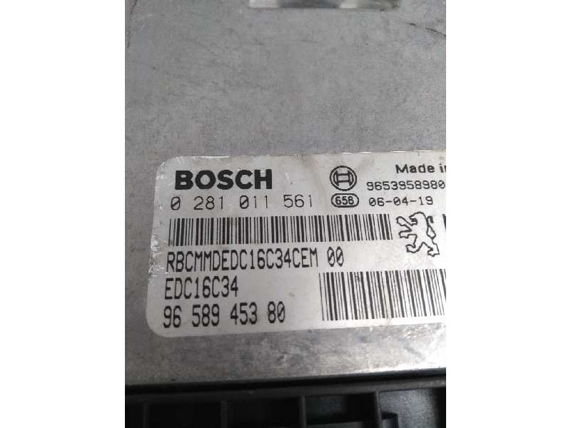 Recambio de centralita motor uce para citroen c5 berlina 1.6 hdi cat (9hy / dv6ted4) referencia OEM IAM 0281011561 9658945389 ED
