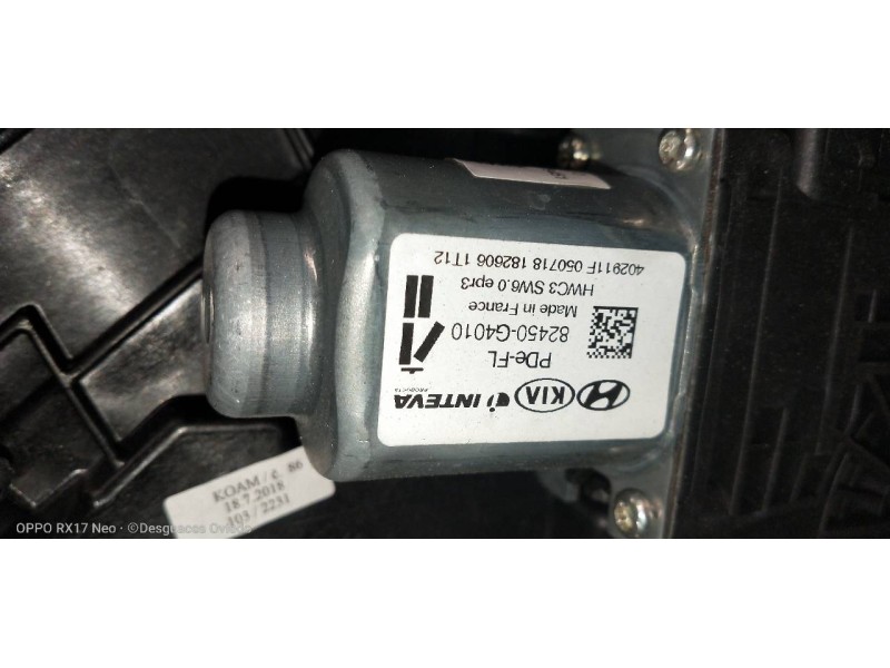 Recambio de elevalunas delantero izquierdo para hyundai i30 (pd) essence referencia OEM IAM 82470G4140 82450G4010 