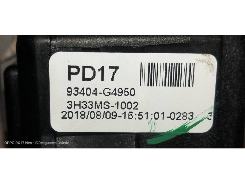 Recambio de mando luces para hyundai i30 (pd) essence referencia OEM IAM 93404G4950  