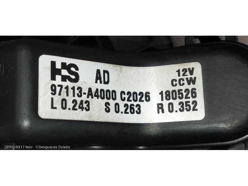 Recambio de motor calefaccion para hyundai i30 (pd) essence referencia OEM IAM   