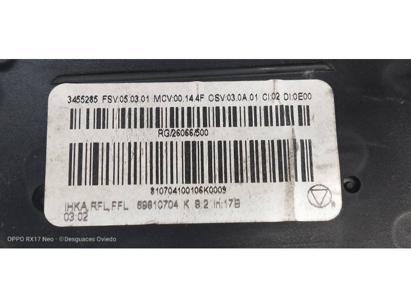 Recambio de mando calefaccion / aire acondicionado para mini mini (r56) cooper referencia OEM IAM RG26066500 69810704K 