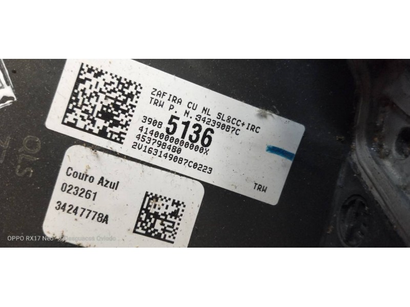 Recambio de volante para opel zafira (c) referencia OEM IAM   