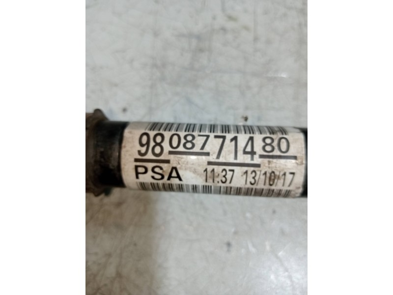 Recambio de transmision delantera izquierda para peugeot 3008 gt line referencia OEM IAM 9808771480  