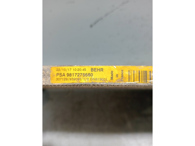 Recambio de condensador / radiador aire acondicionado para peugeot 3008 gt line referencia OEM IAM 9812275680  
