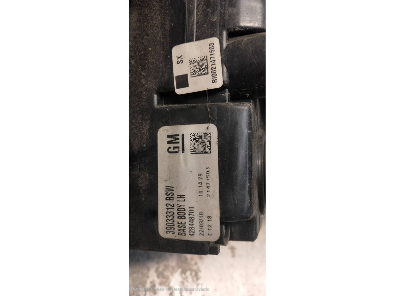 Recambio de piloto trasero izquierdo para opel zafira (c) referencia OEM IAM 39033312  