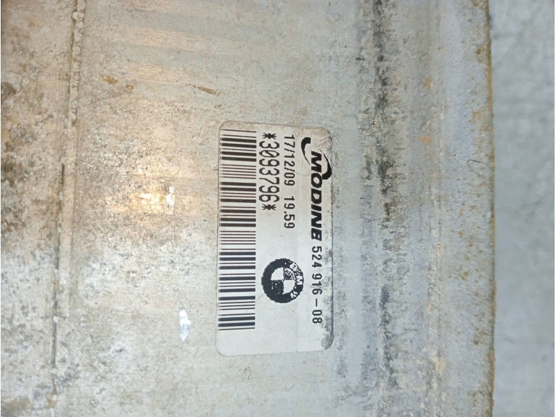 Recambio de intercooler para bmw serie 3 berlina (e90) 2.0 16v diesel cat referencia OEM IAM 52491608  