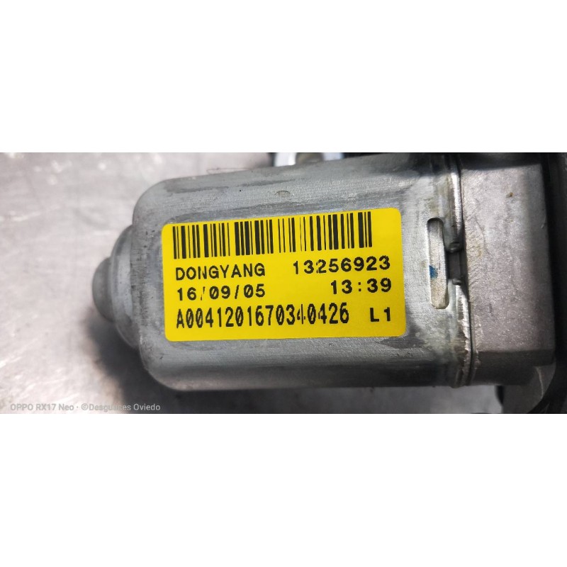 Recambio de motor limpia trasero para opel zafira (c) referencia OEM IAM 13256923  