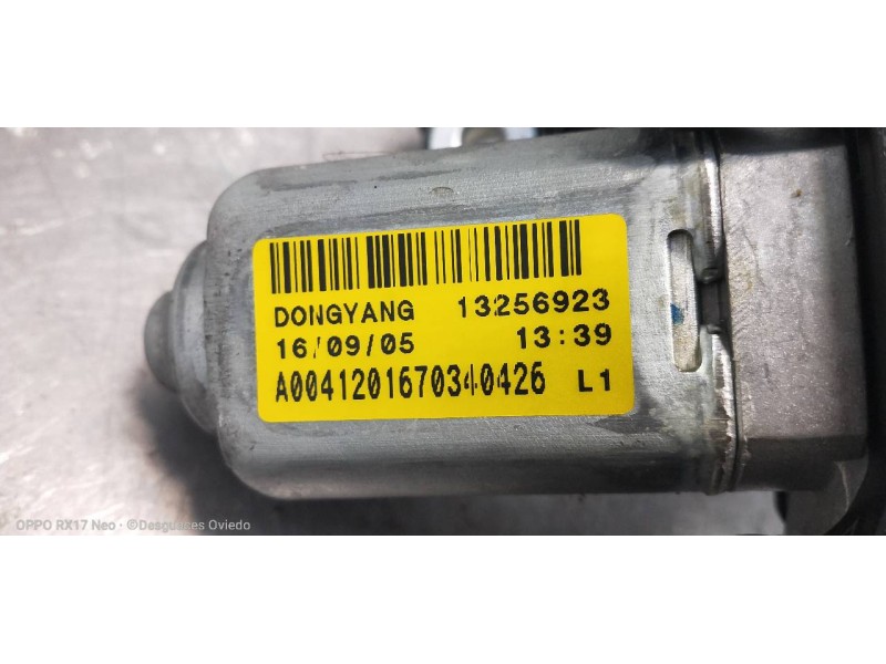 Recambio de motor limpia trasero para opel zafira (c) referencia OEM IAM 13256923  