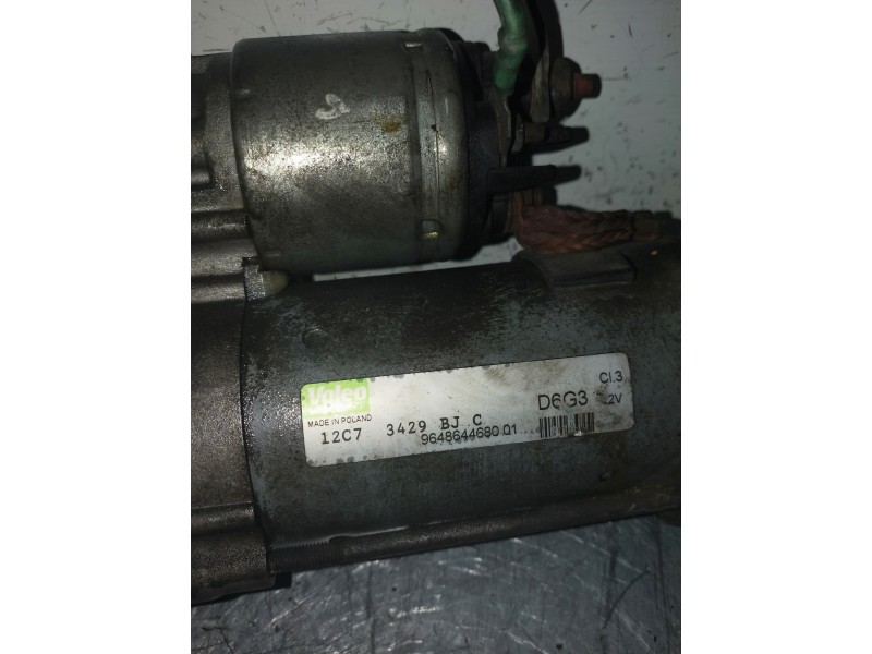 Recambio de motor arranque para citroen c4 berlina collection referencia OEM IAM D6G3  