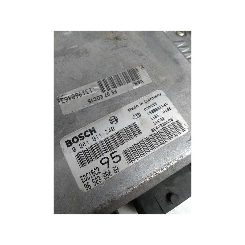 Recambio de centralita motor uce para citroen c5 berlina 2.0 hdi sx referencia OEM IAM 0281011340 9652386080 95