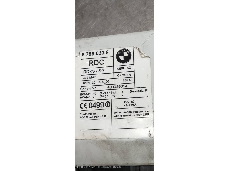 Recambio de modulo electronico para bmw serie 7 (e38) 740il automático referencia OEM IAM 67590239  