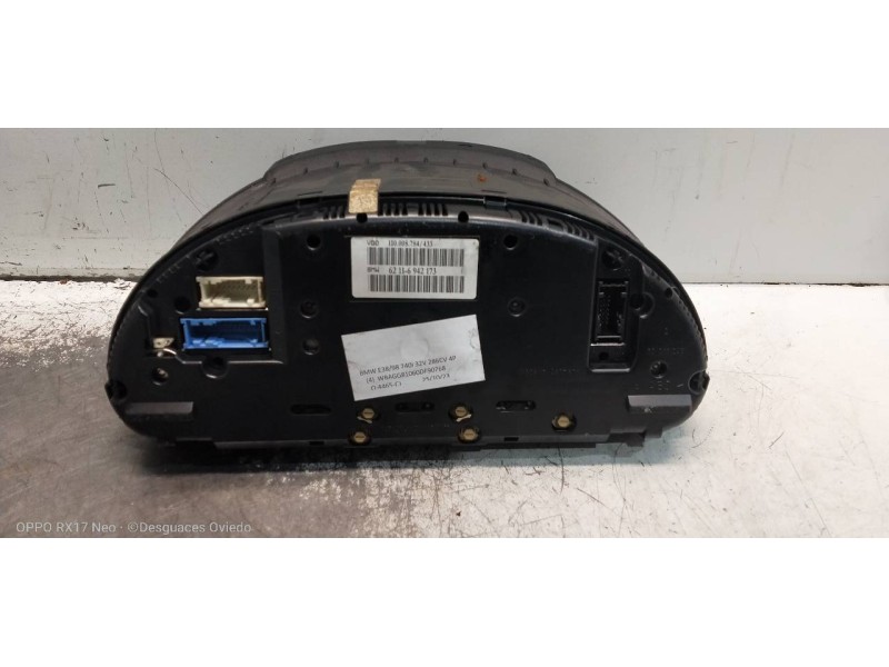 Recambio de cuadro instrumentos para bmw serie 7 (e38) 740il automático referencia OEM IAM 62116942173 110008784433 