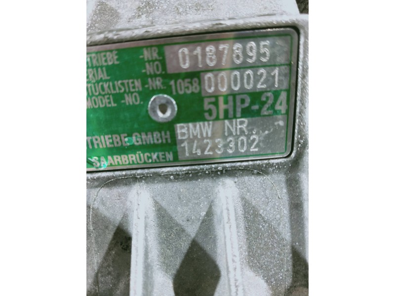 Recambio de caja cambios para bmw serie 7 (e38) 740il automático referencia OEM IAM 5HP240187895 1058 000021 1423302 AUTOMAT