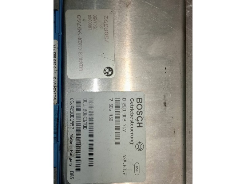 Recambio de centralita cambio automatico para bmw serie 7 (e38) 740il automático referencia OEM IAM 0260002717 7506450 