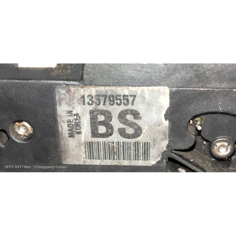 Recambio de motor cierre centralizado trasero izquierdo para opel zafira (c) referencia OEM IAM   