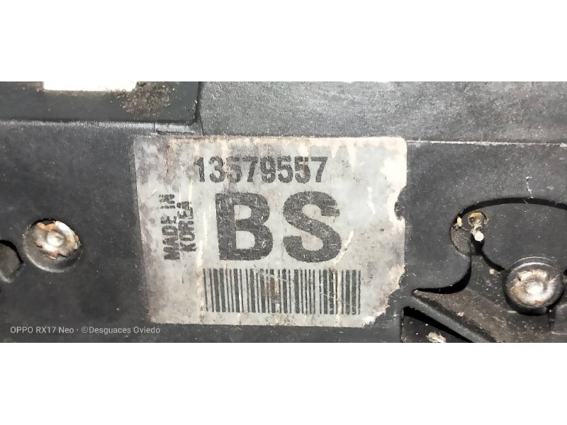 Recambio de motor cierre centralizado trasero izquierdo para opel zafira (c) referencia OEM IAM   