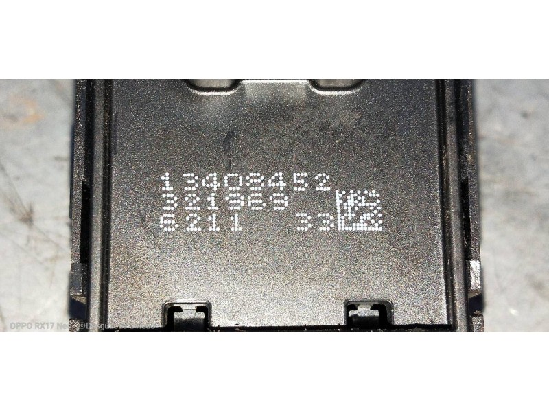 Recambio de mando elevalunas trasero izquierdo para opel zafira (c) referencia OEM IAM 13408452  