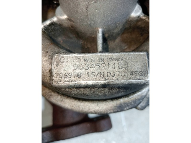 Recambio de turbocompresor para peugeot expert kasten standard básico referencia OEM IAM 9634521180 7069781 