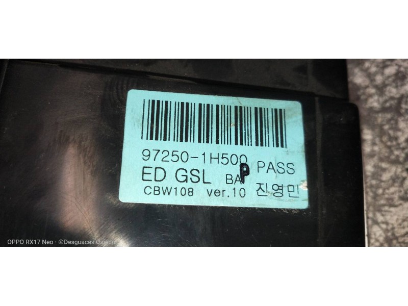 Recambio de mando calefaccion / aire acondicionado para kia cee´d 1.6 cat referencia OEM IAM 972501H500  