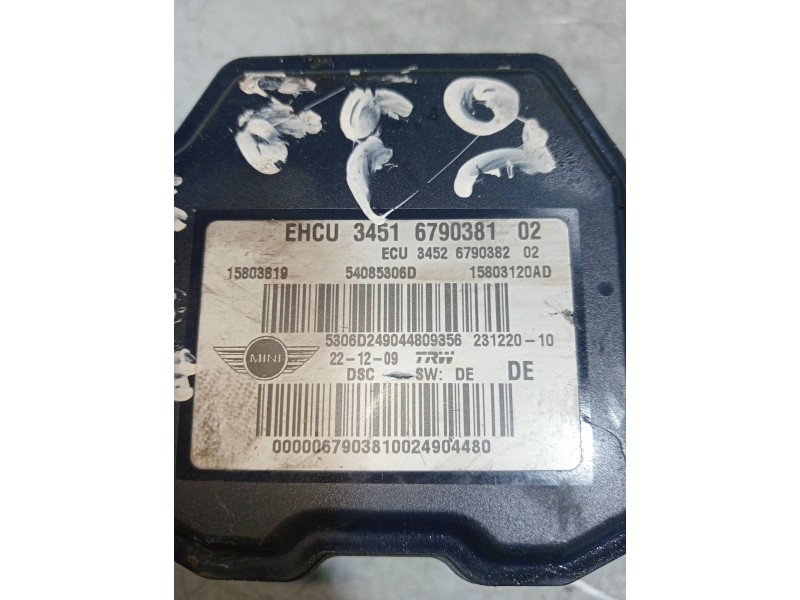 Recambio de abs para mini mini (r56) cooper referencia OEM IAM 54085806D 34516790381 15803819 15803120AD