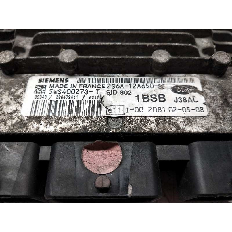 Recambio de centralita motor uce para ford fiesta (cbk) ambiente referencia OEM IAM 5WS40027GT 2S6A12A650BG 1BSB SID802 1303232