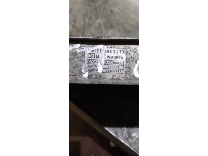 Recambio de intercooler para chevrolet lacetti cdx referencia OEM IAM   