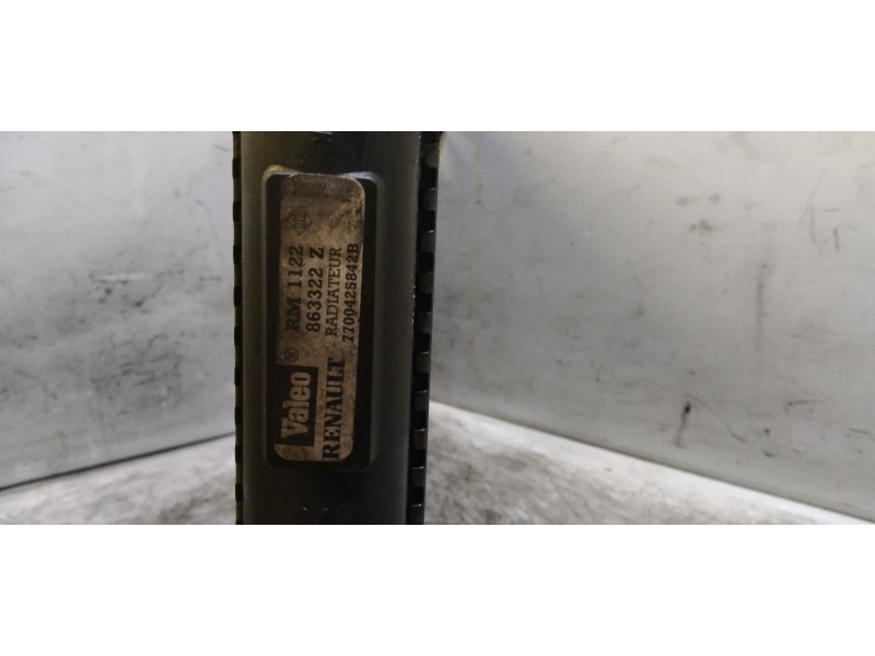 Recambio de radiador agua para renault megane i scenic (ja0) 1.9 d kaleido referencia OEM IAM   