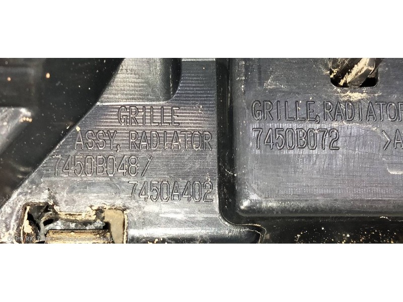 Recambio de rejilla delantera para mitsubishi eclipse cross intro edition 2wd referencia OEM IAM 7450B048 7450B072 7450A402 