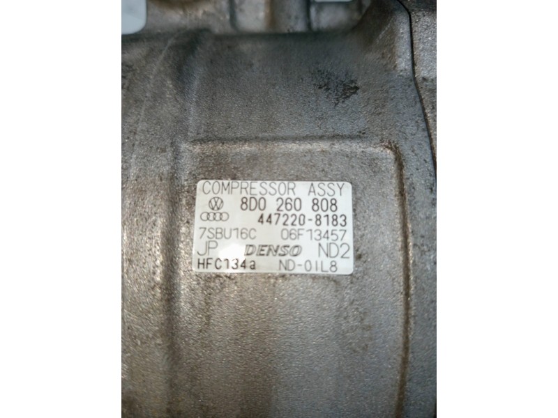 Recambio de compresor aire acondicionado para volkswagen passat berlina (3b3) highline referencia OEM IAM 4472208183 8D0260808 
