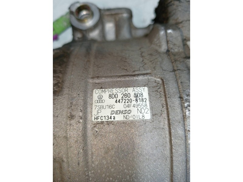 Recambio de compresor aire acondicionado para volkswagen passat berlina (3b3) referencia OEM IAM 4472208182 8D0260808 