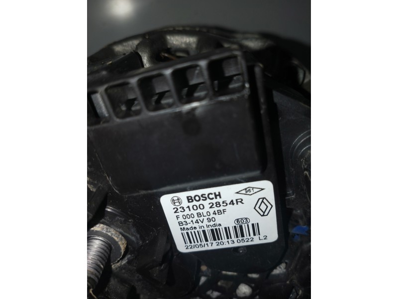 Recambio de alternador para dacia logan ii ambiance referencia OEM IAM 23100285R F000BL04BF 