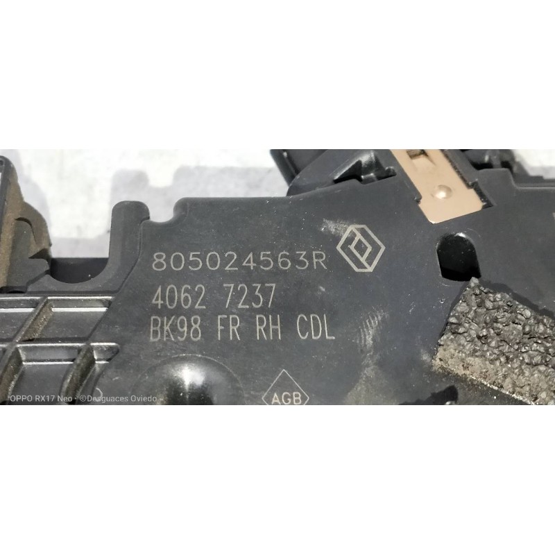 Recambio de motor cierre centralizado delantero derecho para renault clio v 1.5 blue dci diesel fap referencia OEM IAM 805024563