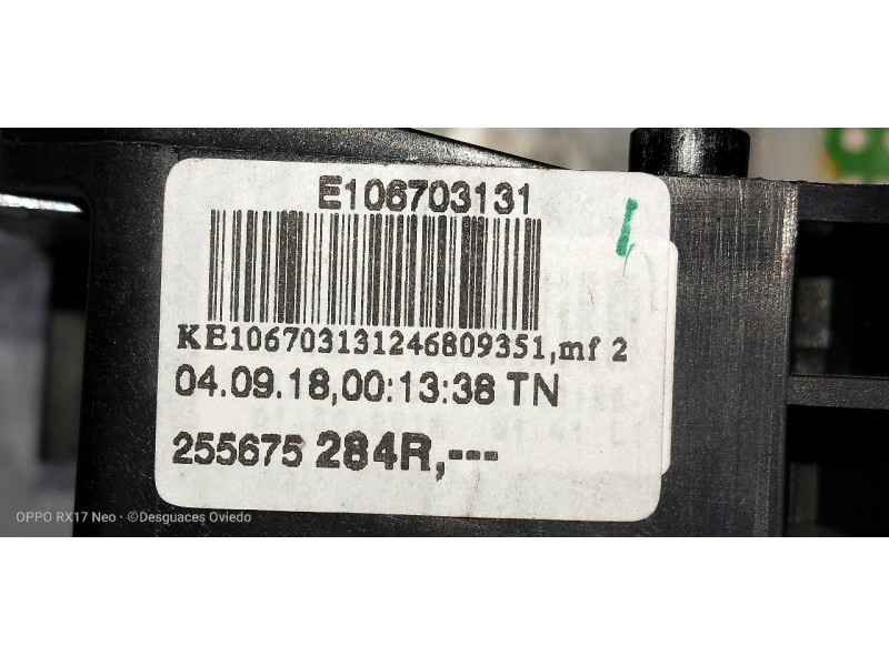 Recambio de mando multifuncion para renault clio v 1.5 blue dci diesel fap referencia OEM IAM 255675284R  