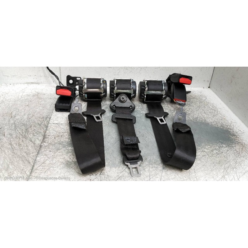 Recambio de juego cinturones trasero para renault clio v 1.5 blue dci diesel fap referencia OEM IAM   