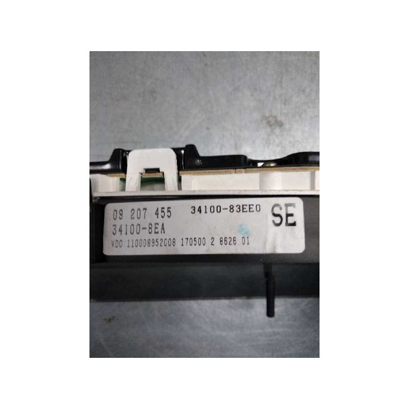 Recambio de cuadro instrumentos para opel agila 1.2 16v cat (z 12 xe / lw4) referencia OEM IAM 110008952008 09207455 SE