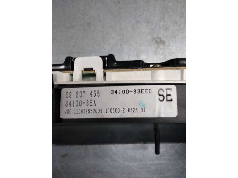 Recambio de cuadro instrumentos para opel agila 1.2 16v cat (z 12 xe / lw4) referencia OEM IAM 110008952008 09207455 SE