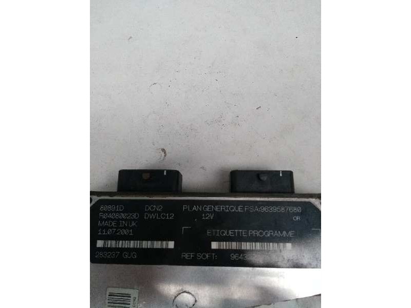Recambio de centralita motor uce para citroen xsara berlina 1.9d premier referencia OEM IAM R04080023D 9639587680 9643294980 808