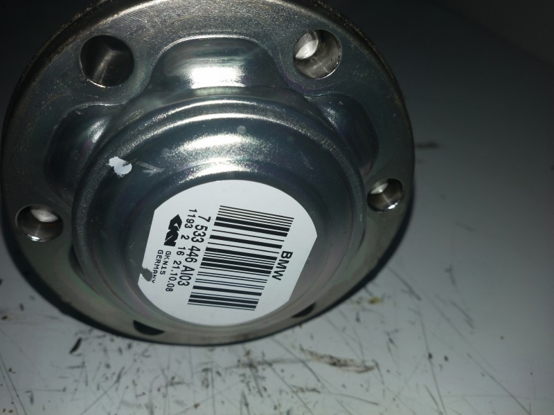 Recambio de transmision delantera izquierda para bmw serie 1 berlina (e81/e87) 118d referencia OEM IAM 7533446A103  