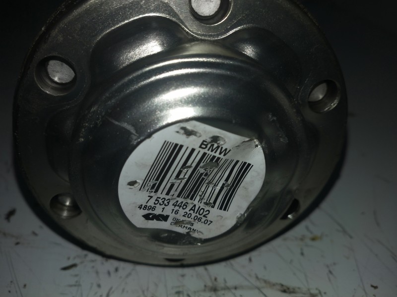 Recambio de transmision trasera izquierda para bmw serie 1 berlina (e81/e87) 118d referencia OEM IAM 7533446A102  