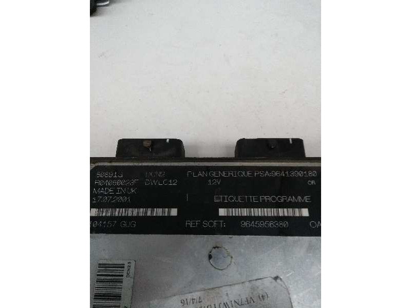 Recambio de centralita motor uce para citroen xsara berlina 1.9 diesel referencia OEM IAM R04080023F 9641390180 9645956380 80891