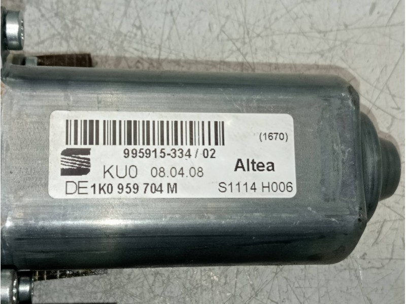 Recambio de elevalunas trasero derecho para seat altea xl (5p5) family referencia OEM IAM 995915 1K0959704M 